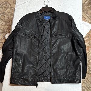 Men's Black Leather Jacket